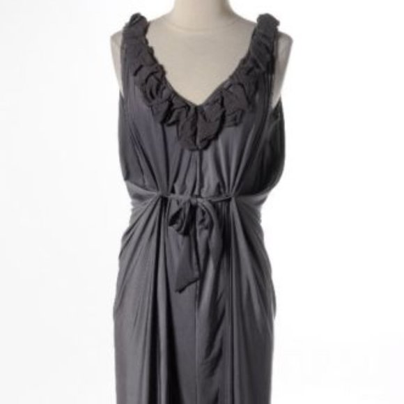 BANANA REPUBLIC MONOGRAM- Gray Sleeveless dress XS - Picture 2 of 9